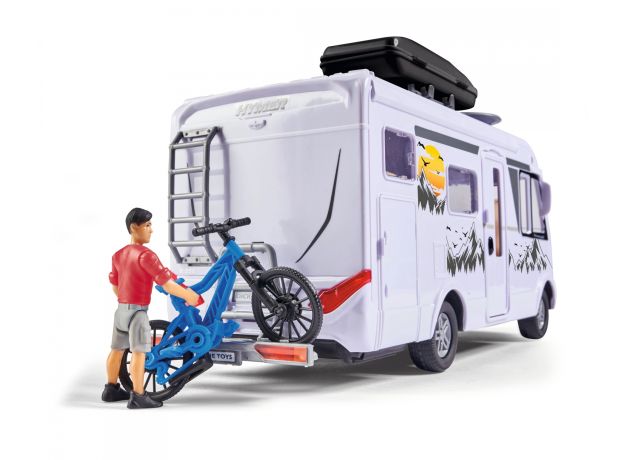 ست کمپ Dickie Toys همراه با ون Hymer و دوچرخه, image 10
