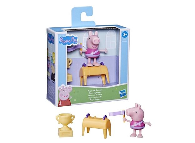 ست بازی Peppa Pig مدل ژیمناستیک کار, تنوع: F3644-Gymnast, image 