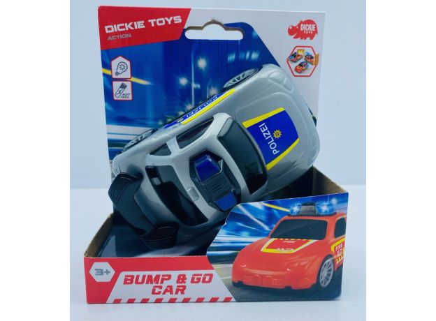 ماشین پلیس کوچک Dickie Toys, تنوع: 203341022-Bump and Go Gray, image 3