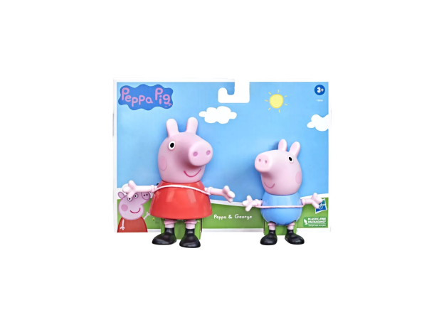 پک دوتایی فیگور جورج و پپا Peppa Pig, تنوع: F3655-Peppa and George, image 3