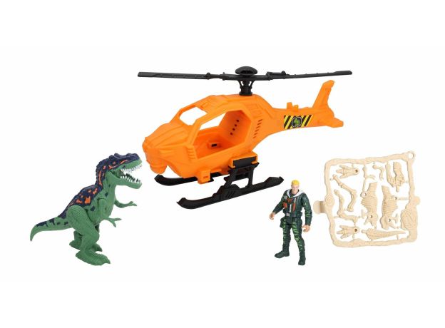 ست بازی شکارچیان دایناسور Dino Valley مدل Tracker Helicopter, image 2