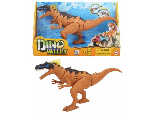 دایناسور تی رکس شاخدار نارنجی Dino Valley, تنوع: 542133-T-Rex Orange, image 
