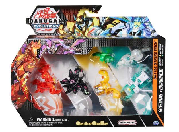 پک 6 تایی باکوگان Bakugan سری Evolutions مدل Griswing, image 