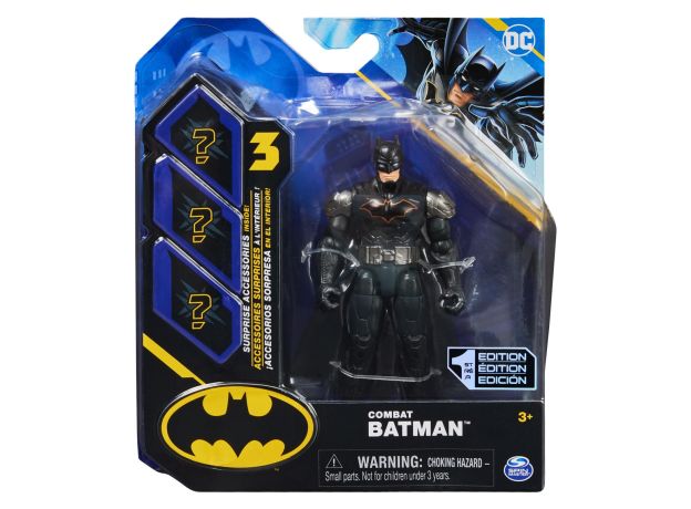 فیگور 10 سانتی Combat Batman با 3 اکسسوری شانسی, تنوع: 6055946-Combat Batman, image 