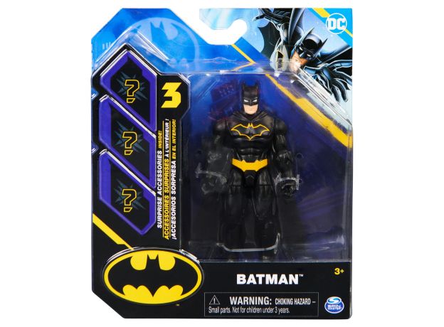 فیگور 10 سانتی Batman مشکی با 3 اکسسوری شانسی, تنوع: 6055946-Batman Black, image 