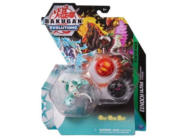 پک 3 تایی Starter باکوگان Bakugan سری Evolutions مدل Eenoch Ultra, image 