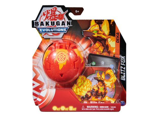 پک تکی باکوگان Bakugan سری Evolutions مدل Blitz Fox, تنوع: 6064224-BlitzFox, image 