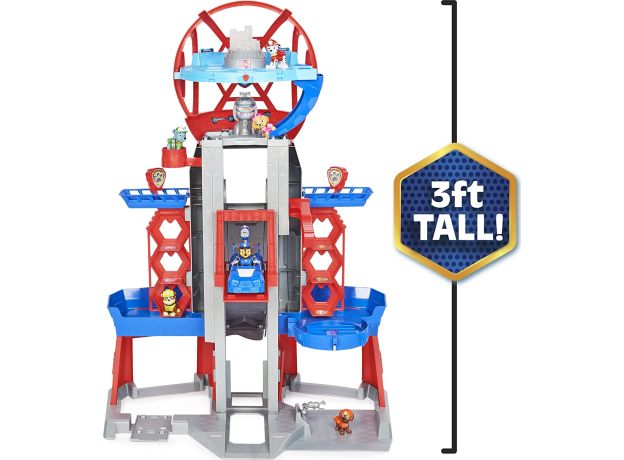 برج مراقبت بزرگ سگ ‌های نگهبان Paw Patrol سری The Movie مدل Ultimate City Tower, image 7