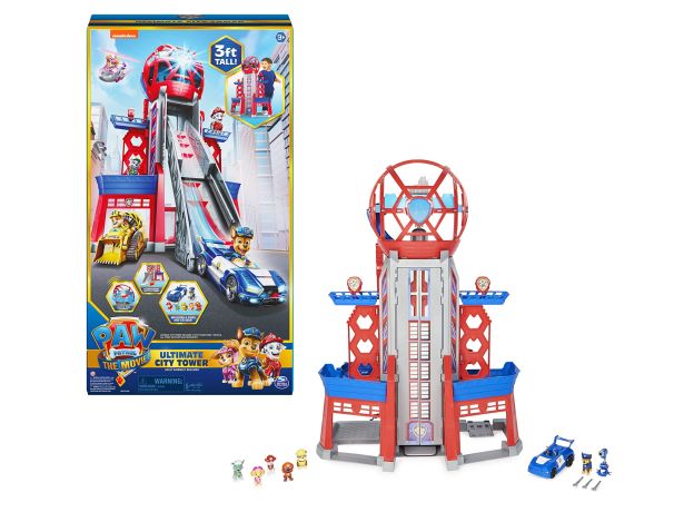 برج مراقبت بزرگ سگ ‌های نگهبان Paw Patrol سری The Movie مدل Ultimate City Tower, image 