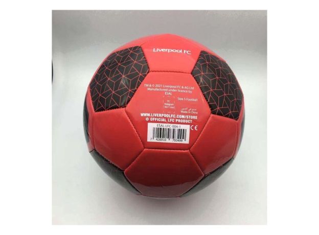 توپ فوتبال لیورپول مدل قرمز و مشکی, image 2