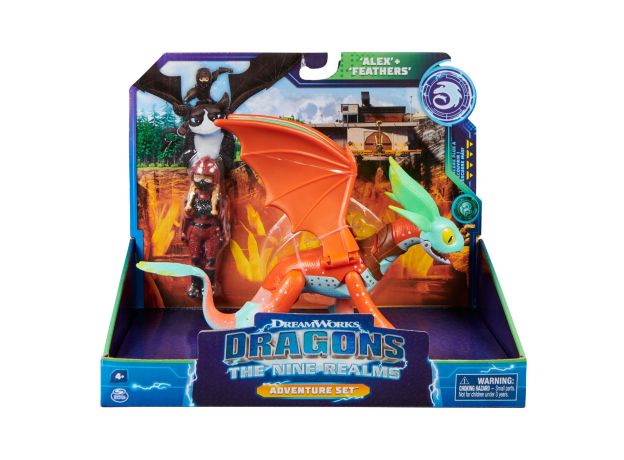 ست فیگور الکس و اژدها فیچرز Dragons The Nine Realms, تنوع: 6064915-Alex and Feather, image 15