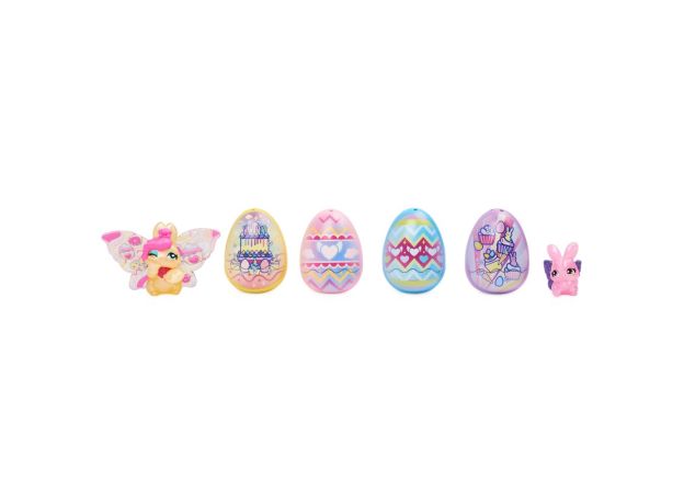 خانواده 6 تایی هچیمال بهاری Hatchimals Spring در سبد, image 6