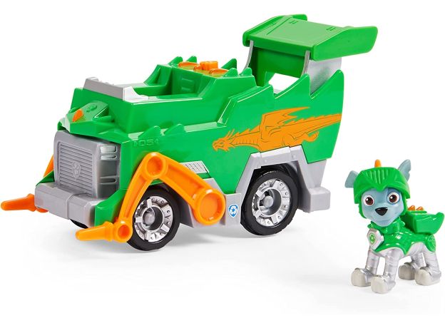 ماشین و فیگور راکی سگ ‌های نگهبان Paw Patrol سری Rescue Knight, تنوع: 6062181-Rocky, image 4