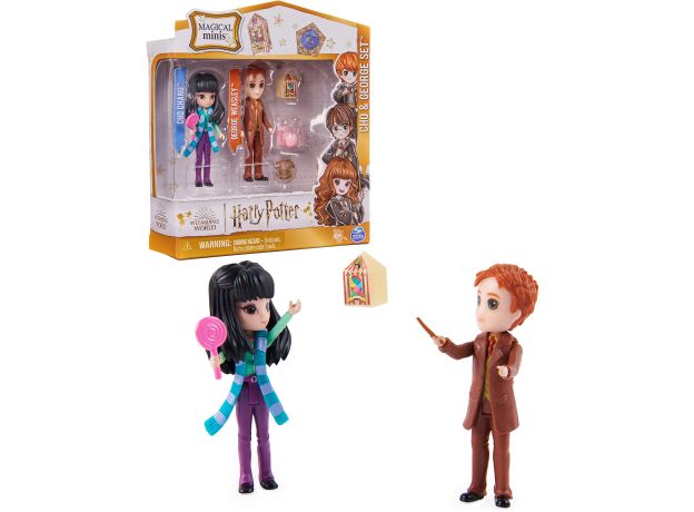 فیگورهای 2 تایی Harry Potter سری Magical Minis مدل چو چانگ و جورج ویزلی, image 