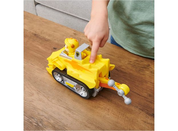 ماشین و فیگور رابل سگ‌ های نگهبان Paw Patrol سری Rescue Knight, تنوع: 6062181-Rubble, image 2