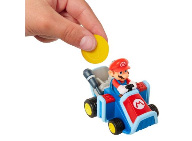 ماشین و فیگور سوپر ماریو همراه با سکه طلایی, تنوع: 69278-Mario, image 2