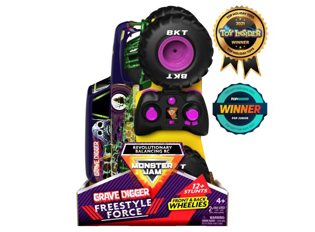 ماشین کنترلی تعادلی Monster Jam مدل Grave Digger با مقیاس 1:15, image 9