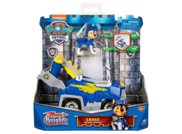 ماشین و فیگور چیس سگ‌ های نگهبان Paw Patrol سری Rescue Knight, تنوع: 6062181-Chase, image 7