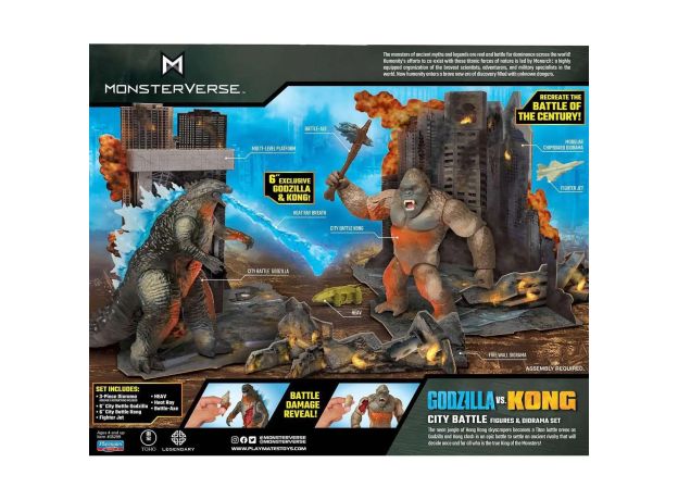 پک 2 تایی فیگورهای 15 سانتی گودزیلا و کینگ کونگ Godzilla vs. Kong, image 5