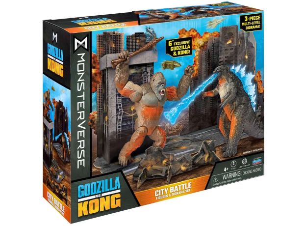 پک 2 تایی فیگورهای 15 سانتی گودزیلا و کینگ کونگ Godzilla vs. Kong, image 