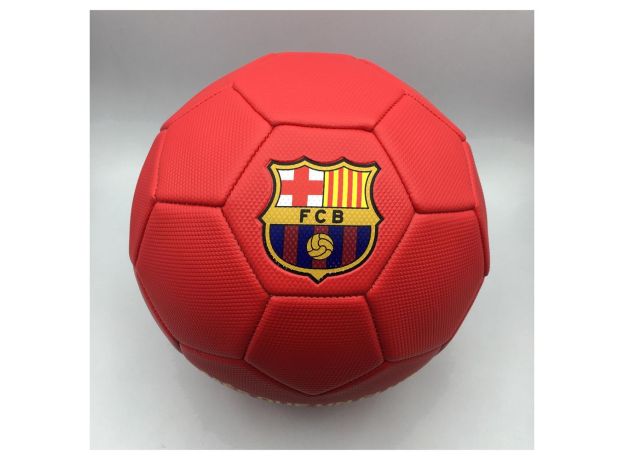 توپ فوتبال بارسلونا مدل قرمز, image 