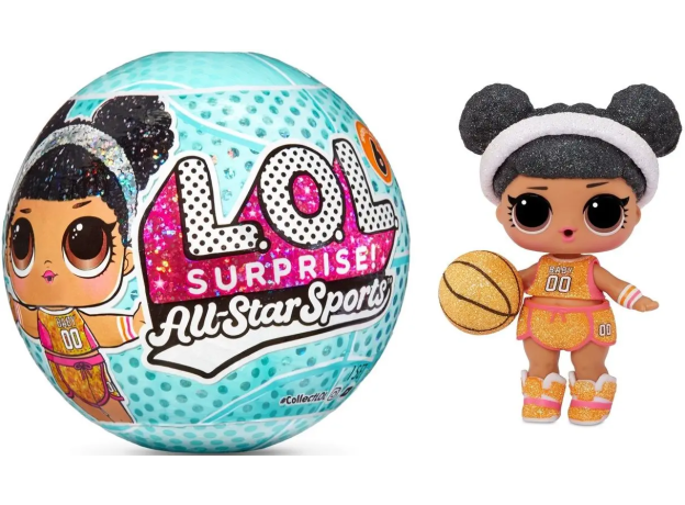 عروسک LOL Surprise سری All-Star Sports مدل Stars of Basketball آبی, image 