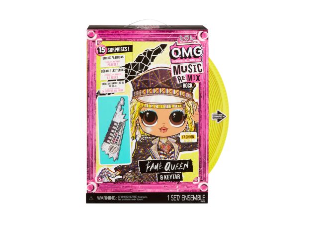 عروسک LOL Surprise سری OMG Remix مدل Fame Queen and Keytar, تنوع: 577539-Fame Queen, image 2