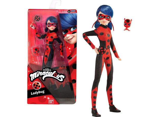 عروسک 26 سانتی دختر کفشدوزکی, تنوع: 50000-MCL-Miraculous Ladybug, image 