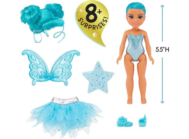 Teal عروسک پری کوچولوی جادویی 13 سانتی Dream Bella با 8 سورپرایز, image 2