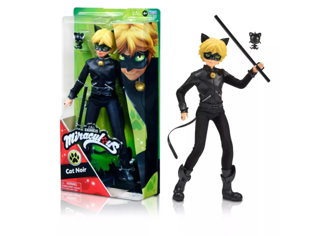 عروسک 26 سانتی گربه سیاه, تنوع: 50000-MCL-Miraculous Cat Noir, image 