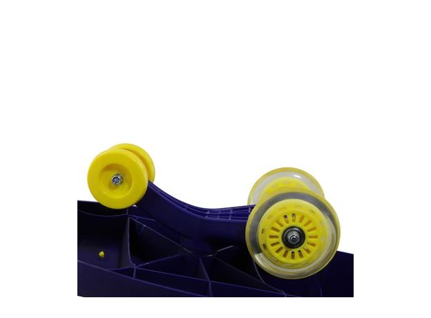 سه‌ چرخه لوپ کار با چرخ‌های چراغ‌ دار مدل سرمه ای زرد, image 5