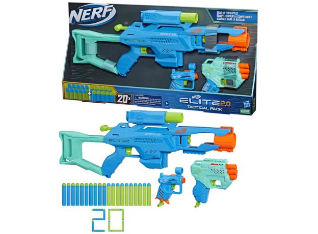 پک 3 تایی تفنگ های نرف Nerf مدل Tactical Pack, image 