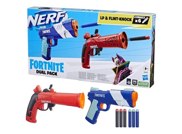 پک 2 تایی تفنگ های نرف Nerf مدل Fortnite Dual Pack, image 