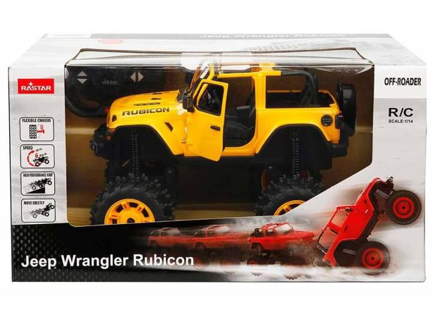 ماشین کنترلی آفرودی Jeep Wrangler JL زرد راستار با مقیاس 1:14, تنوع: 79410-Yellow, image 2