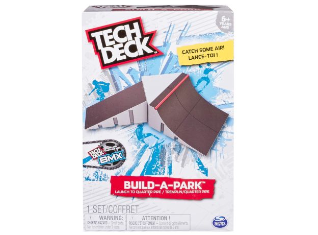 پیست اسکیت و دوچرخه Tech Deck سری Build a Park مدل Launch To Quarter Pipe, image 