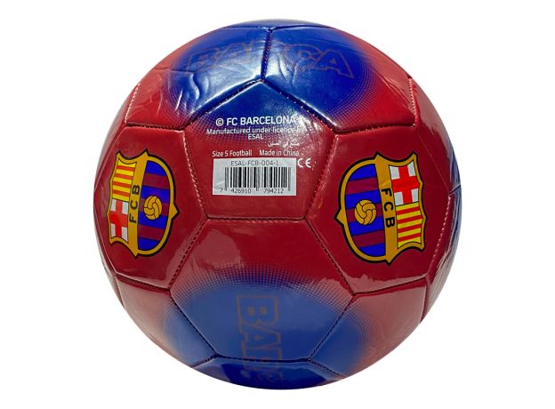 توپ فوتبال بارسلونا مدل قرمز آبی, image 2