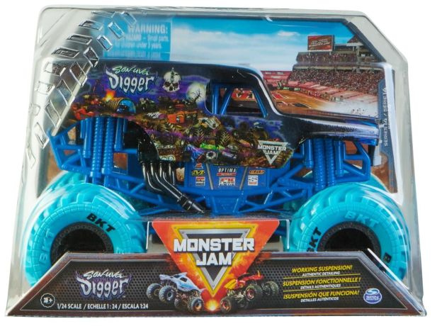 ماشین Monster Jam مدل DIGGER BLUE با مقیاس 1:24, تنوع: 6056371-DIGGER BLUE, image 