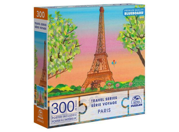 پازل 300 تکه Spin Master طرح برج ایفل پاریس, تنوع: 6056422-Paris The Eiffel, image 