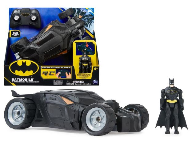 ماشین کنترلی Batmobile با مقیاس 1:20 به همراه فیگور, image 