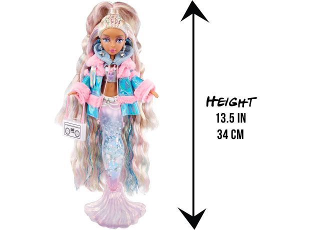 کیشیکو عروسک پری دریایی Mermaze Mermaidz مدل Winter Waves, تنوع: 585435-kishiko, image 4