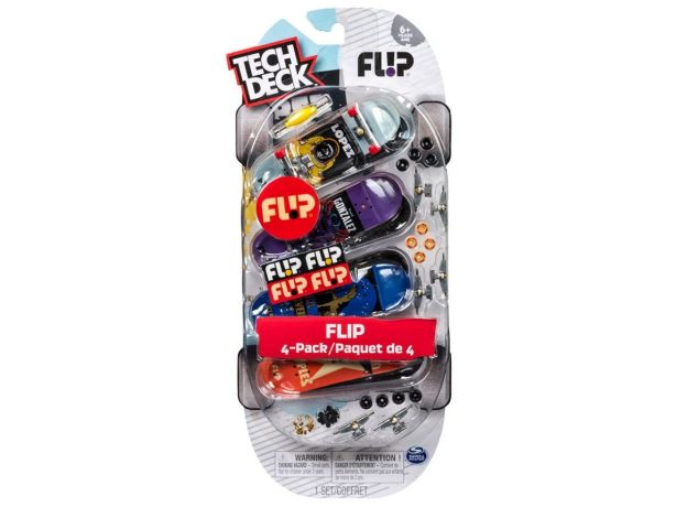 ست 4 تایی اسکیت انگشتی 96 میلی متری Flip تک دک Tech-Deck, تنوع: 6028785-Flip, image 