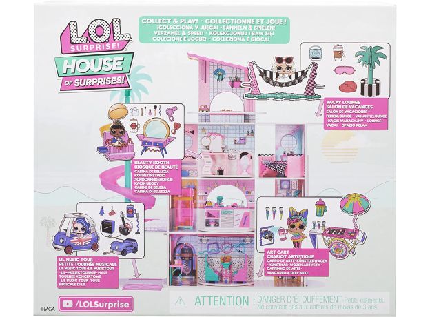 عروسک LOL Surprise سری House of Surprises مدل Lil Music Tour, image 6