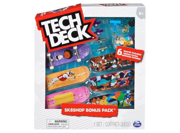 ست 6 تایی اسکیت انگشتی تک دک Tech Deck مدل Brandi, image 