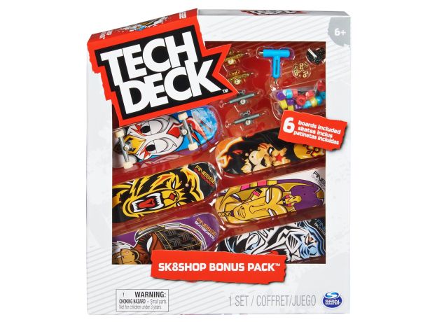 ست 6 تایی اسکیت انگشتی تک دک Tech Deck مدل Finesse, image 