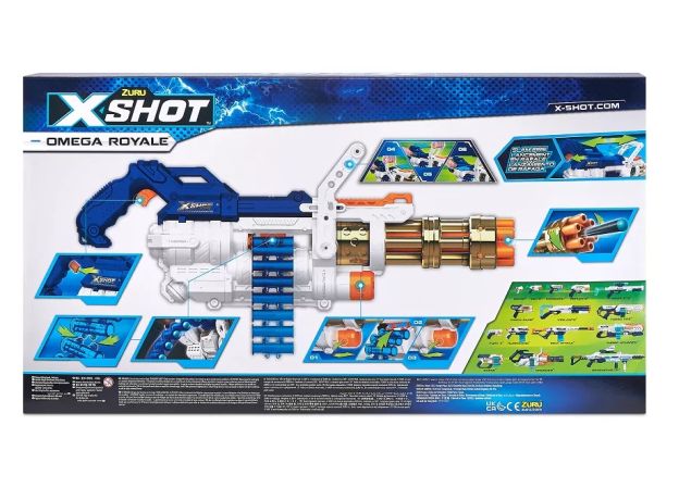 تفنگ‌ رویال گلد ایکس شات X-Shot مدل Omega, image 9