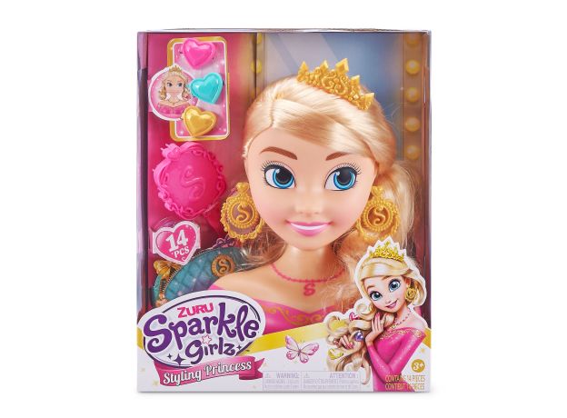نیم تنه عروسک Sparkle Girlz مدل Styling Princess, image 8