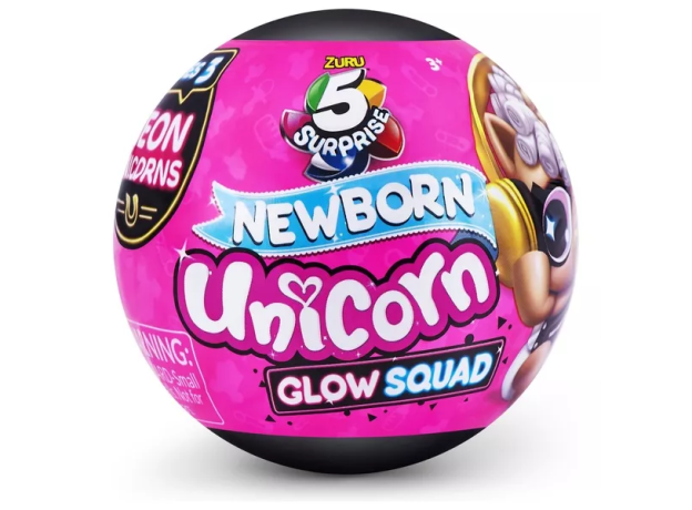 فایو سورپرایز مشکی سری Newborn Unicorn Glow Squad, image 13
