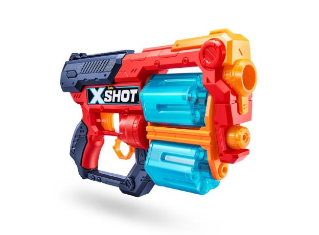 تفنگ 2 خشابه ایکس شات X-Shot مدلXcess قرمز, image 5
