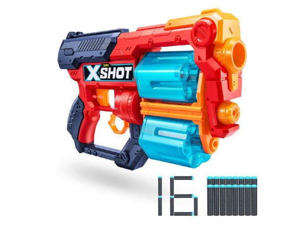 تفنگ 2 خشابه ایکس شات X-Shot مدلXcess قرمز, image 3