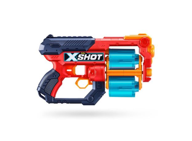 تفنگ 2 خشابه ایکس شات X-Shot مدلXcess قرمز, image 6